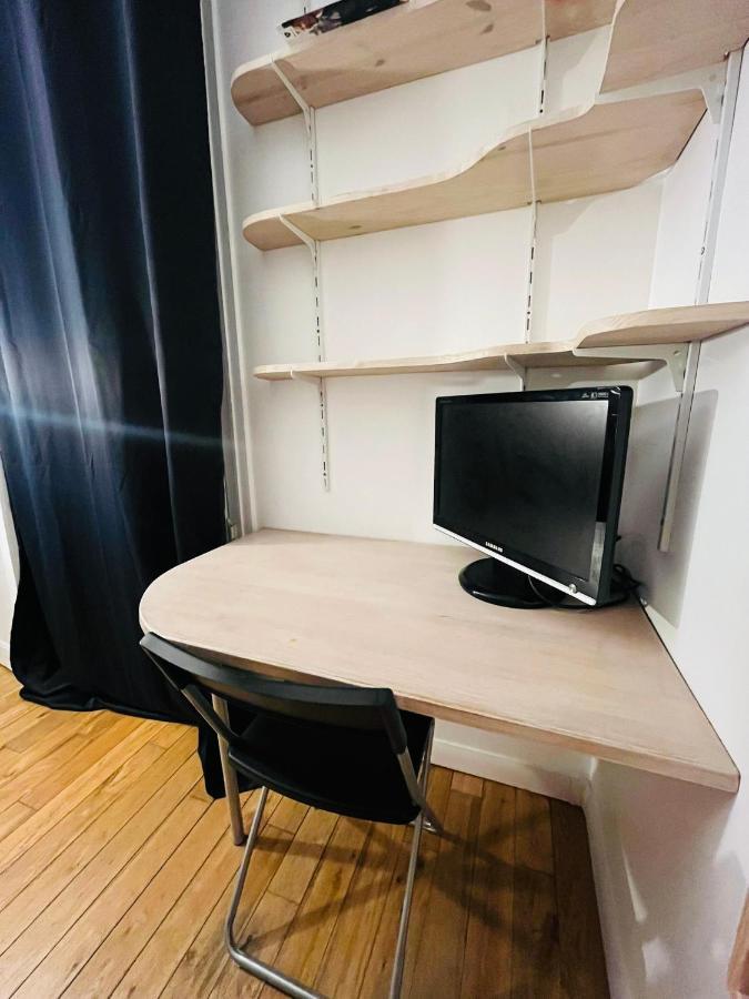 Appartamento Stationnement Gratuit, 3Mn Du Metro, Parfait Pour Teletravailler Maisons-Alfort Esterno foto